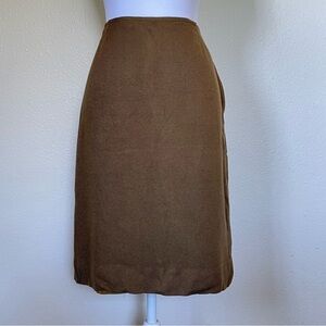 Vintage woven midi skirt